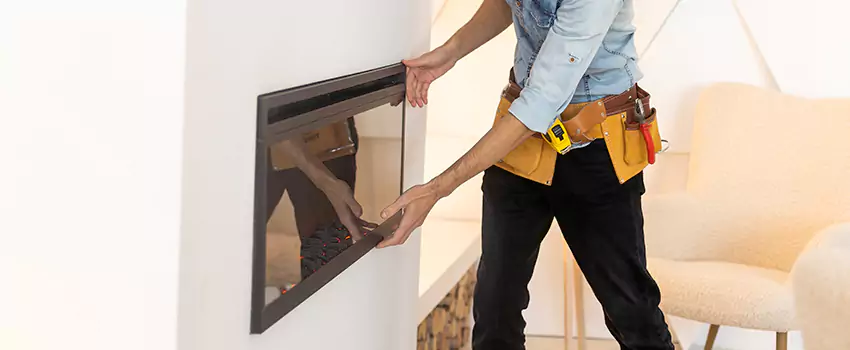 Metal Fireplace Installation in Carney, Maryland