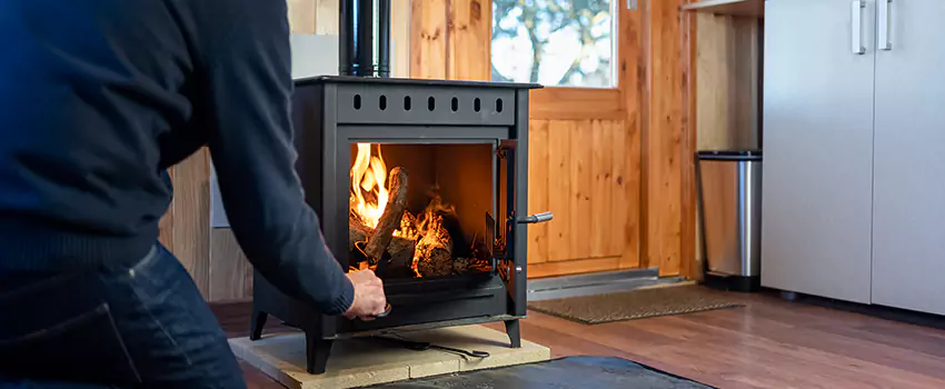 Open Hearth Wood Fireplace Installation in Carney, MD