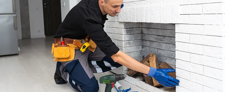 Fireplace Damaged Damper Frame Repair Services in Carney, Maryland