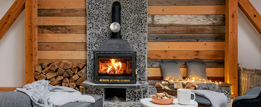 Thelin Hearth Products Direct Vent Gas Stove Fireplace Inspection in Carney, Maryland